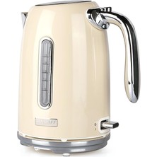 Berghoff Gem Retro 1.7 Litre Vanilya Krem Rengi Yeni Su Isıtıcısı