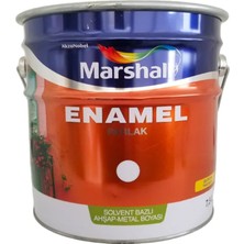 Marshall Enamel Parlak Sentetik Yağlı Boya Iç ve Dış Cephe Beyaz 7,5 L