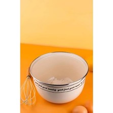 Sidelya Aksesuar Mood Emaye Karıştırma ve Salata Kabı 24CM 4 Litre (Ocağa Da Koyulabilir)