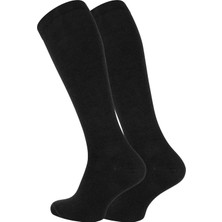 Uçuş & Seyahat Çorabı – Unisex Diz Altı Kompresyon Çorabı – Varis ve Dolaşım Desteği �