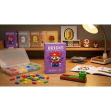 Glowilla Mikro Blok Mario Serisi Mini LEGO Oyuncak - 3D Puzzle Figür Seti - Eğitici Yapım Oyuncağı ve Masa Üstü Dekor
