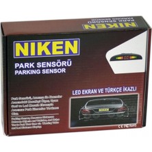 Niken Park Sensörü LED Ekranlı Türkçe Ikazlı Siyah