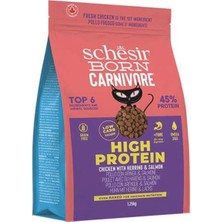 VanCat Schesir Born Carnivore Tavuklu Somonlu ve Ringa Balıklı Tahılsız Kedi Maması 1,25 kg