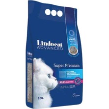 Lindocat Super Premium Bikarbonatlı Koku Önleyici ve Extra Güçlü Topaklanan Kedi Kumu 10 Lt