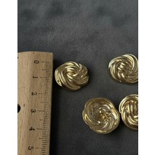 Nesgo Moda Blazer Ceket Düğme Seti Gold（10 Adet)