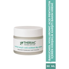 Theriac Herbal Magic Anti-Oxidant Day Cream Bakuchiol Hyaluronic Acid ve Pentavitin Içeren Ince Çizgi ve Kırışıklık Karşıtı Günlük Bakım Kremi 50 ml