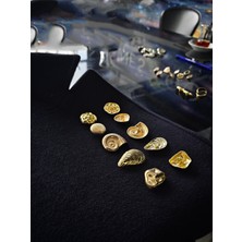 Nesgo Moda Z.a.r.a Gold Kombin Düğme Seti 5 Model 5 Adet