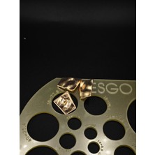 Nesgo Moda Z.a.r.a Model Dalgalı Asımetrık 6 Kucuk Gold Renk 23 mm 36 Boy