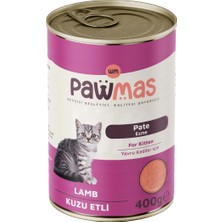 Pawmas Pate Kuzu Etli Yavru Kedi Konservesi 400 gr