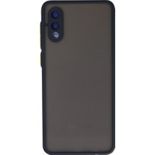 The Gencoo Samsung Galaxy A02 Kılıf Montreal Silikon Kapak - Lacivert