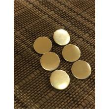 Nesgo Moda Trençkot Ceket Düğmesi Takımı Para Model Gold / 2,3 cm