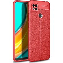 The Gencoo Newface Xiaomi Redmi 9c Kılıf Auto Focus Kapak - Kırmızı