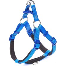 Glipet Doggie Konfor Dokuma Ronin Göğüs Tasması 1,5X35-40CM Mavi
