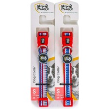 Glipet Allypaws Dog Collar Çizgiler Köpek Boyun Tasması Large 2,5CM*40-60CM