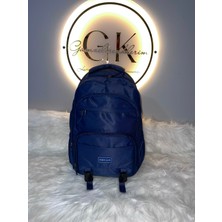 Gk Luxury & Fashion Oskar Sırt Çantası 40X30X20 cm Çok Bölmeli Geniş Hacimli Günlük Okul Çantası
