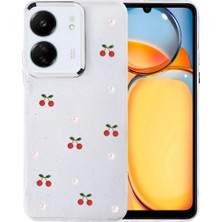 The Gencoo Xiaomi Redmi 13C Fiyonk Desenli Kapak - Desen 9