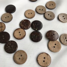 Nesgo Moda 28 Boy Hakiki Coconut Düğme ( 20 Adet )