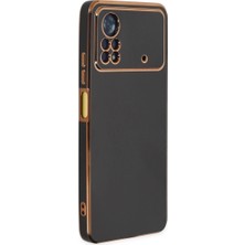 The Gencoo Xiaomi Poco X4 Pro 5g Kılıf Volet Silikon - Siyah