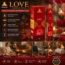 Mahur Love Premium Çubuk Tütsü 120 Adet – 6 Kutu x 20 Çubuk, Hoş Kokulu Ortam Tütsüsü, Ev, Ofis, Meditasyon, Yoga ve Spa Kullanımı Için