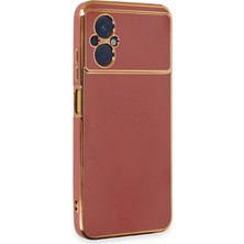 The Gencoo Xiaomi Poco M5 Kılıf Volet Silikon - Kırmızı
