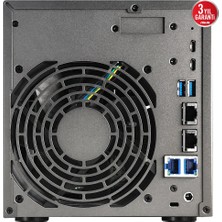 Asustor 4diskli Ryzen V3C14-16GB Ddr5 Ecc RAM-2-10GBE Nas Server Lockerstor 4 Gen3 AS6804T / 90IX01T4-BW3S00