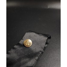 Nesgo Moda Bakir Renk Gömme Çıpa Desenli Metal Ceket Düğmesi 16.5 mm 26 Boy