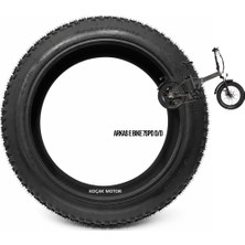 Koçak Motor Anlas Mosso Arkas E Bike Elektrikli Bisiklet Lastiği 98-406 ( 20*4.0 )
