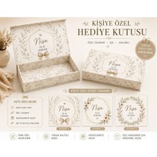 Yeap Office Hediyelik Kişiye Özel Çikolata Kutusu ve Etiket Seti - Doğum Çikolatası ve Özel Günler Için