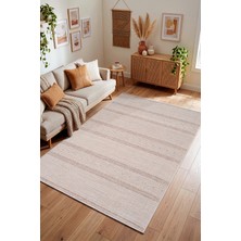 Koza Home Vivaldi Kahve Tarçın Tozumaz Halı Kilim Salon Oturma Odası Yolluk Yatak Odası Koridor Halısı A0057A, 48 x 80