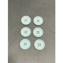 Nesgo Moda Trençkot Mont Düğmesi Italyan Düğme 20 Lı Set Beyaz 2,5 cm (M8926)