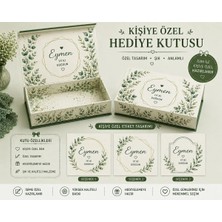 Yeap Office Hediyelik Kişiye Özel Çikolata Kutusu ve Etiket Seti - Doğum Çikolatası ve Özel Günler Için