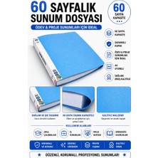 Glanart A4 Boy Için  Noki Sunum Dosyası 60 Sayfa (Hazır Poşetli Dosya) 1 Adet