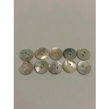 Nesgo Moda Gerçek Orijinal Sedef Düğme Küçük Boy Düğme 18 Boy Sedef Düğme - 10LU Düğme Paketi