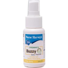 Nurse Harvey's Organics Buzz Vücut Spreyi Doğal İçerikli 50 ml Çocuklar İçin Uygun