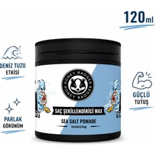Honey Badger Sea Salt Pomade Şekillendirici Wax Orta Tutuculuk Özelliği ile 120 ml Krem