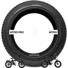 Koçak Motor Anlaslastik Skyjet Nitro E Bike Elektrikli Bisiklet Lastiği 98-406 ( 20*4.0 )