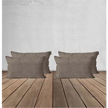 Goccia Home 4'lü Kırlent Kılıfı Dekoratif Bohem Soft Koltuk Sırt Hediyelik Punch Yapılabilir Çok Renkli