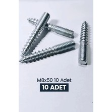 Ahşap Ayak Vidası M8X50 10 Adet