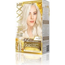 Gold Serisi 24K Altın Parçacıklı Serum ile 1 Kutu 2 x 50 ml ve Geliştiriciler Saç Boyası (Buz