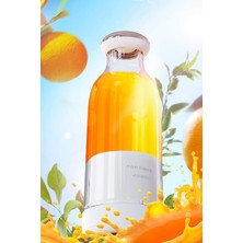 Wrapsol Smoothie Blender Taşınabilir Şarjlı Kişisel Mini Meyve Karıştırıcı 300 ml (Beyaz)