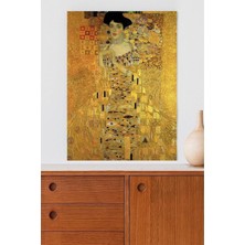 Adele Bloch Bauerin Portresi - Klimt Sanatsal Poster 90 x 130