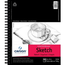 Canson Artist Series Universal Skizzenblock 0 9" x 12" 0