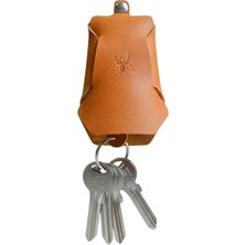 Oh Deer Leather Hakiki Deri Anahtarlık - Cüzdan Tipi Kapalı Tasarım