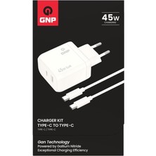 Genpa 45W Gan Şarj Adaptörü ve Type-C Kablo Seti