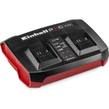Orijinal Einhell Şarj Cihazı Power X-Change Çift Şarj Cihazı 4 Ah Power X-Change (18 V, 2 x 18