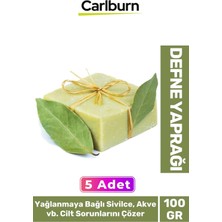 Floranova Doğal Güzel Kokulu El Yüz Saç Vücut Cilt Onaran Kolajen Etkili Defne Yaprağı Bitkisel Sabun 5 Adet