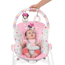 Bright Starts Disney Bebek Minnie Mouse'u Titreşimli ve Çıkartılabilir Oyuncak Çubuğuna Sahip,