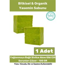 Floranova Özel Seri %100 Doğal Güzel Kokulu El Yüz Saç Vücut Cilt Orijinal Yasemin Sabunu - 1 Adet