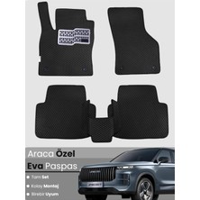 Jaecoo 7 J7 2024-2025 Ile Uyumlu Eva Paspas Tam Set Araca Özel Tasarım Su Geçirmez Kolay Montaj,