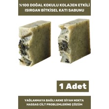 Floranova 100% Kolajen Etkili Doğal El Yüz Saç Vücut Güzel Kokulu Cilt Onaran Isırgan Bitkisel Sabun 1 Adet